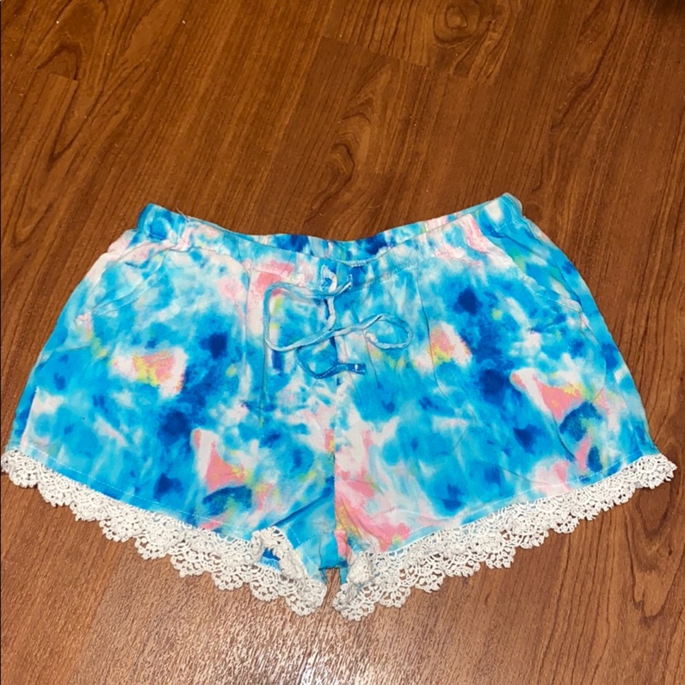 Tye dye soft shorts